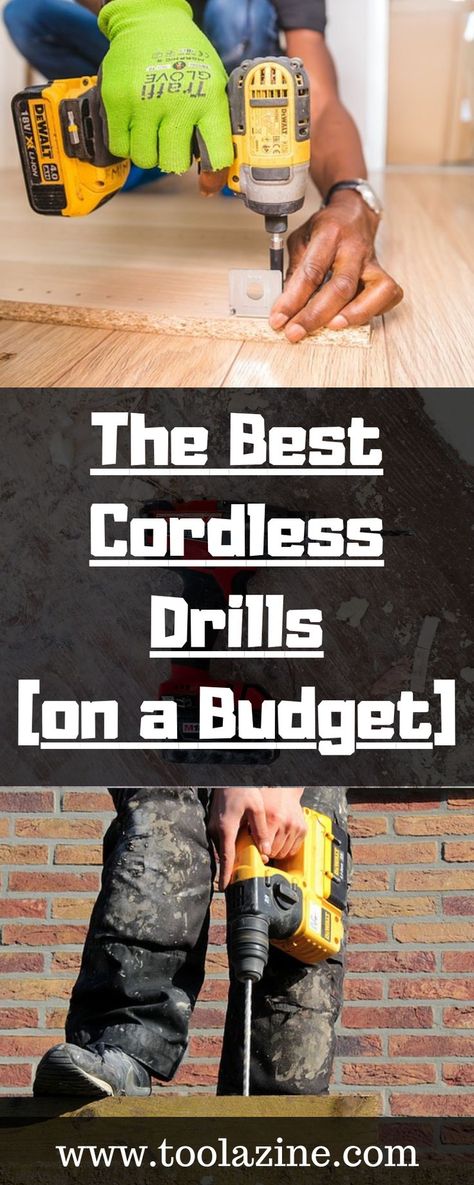 The best cordless drill under $50, $75, $100, $150 & for any price | Budget/Inexpensive/Low Cost Options | Review 2018 Your home or workshop just isn’t complete without a cordless drill. A cordless drill is such a versatile useful tool that you will end up using again and again. Why is it crucial to have this tool and how to pick the right one? You can find the answers to these and even more questions that are on your mind right here. Cordless Drill Reviews, Tools For Woodworking, Woodworking Tools For Beginners, Antique Woodworking Tools, Woodworking Tutorials, Essential Woodworking Tools, Wood Crafting Tools, Tools Drawing, Garage Sale Pricing