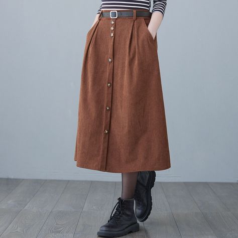 Autumn skirt outfit