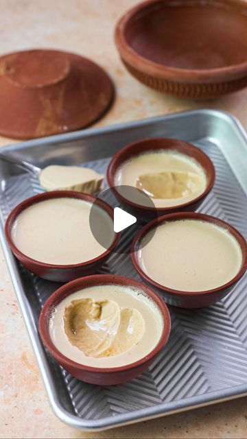 Easiest Dessert Recipes, Indian Deserts, Mishti Doi, Indian Milk, Jaggery Powder, Easiest Dessert, Milk Dessert, This Heat, Indian Sweets