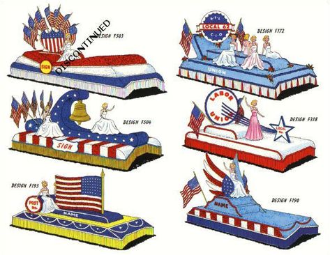 Parade Float Designs With a Patriotic Theme - Astro Parade Float Materials Ltd. - Float Kits - Winnipeg Manitoba Holiday Parade Floats, Parade Float Decorations, Rally Idea, Homecoming Floats, Christmas Parade Floats, Parade Design, Parade Ideas, Floating Decorations, Booster Club