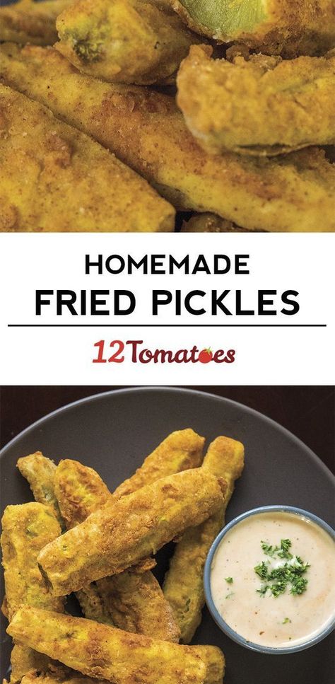 Homemade Fried Pickle Spears Homemade Fried Pickles, Fried Pickle Spears, Pickle Spears, Make Pickles, Hot Pickles, How To Make Pickles, Homemade Pickles, Fried Pickles, Fish Fry