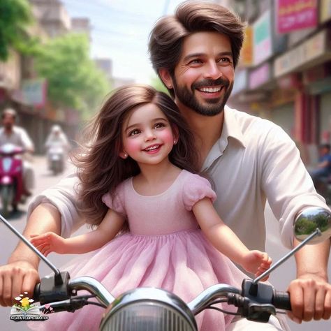 Father Daughter Dp, Father And Daughter Pics, Dps Quotes, Cute Dps, Father Daughter Photos, Legend Wallpaper, Couple Pics For Dp, Father And Daughter, Mobile Legend