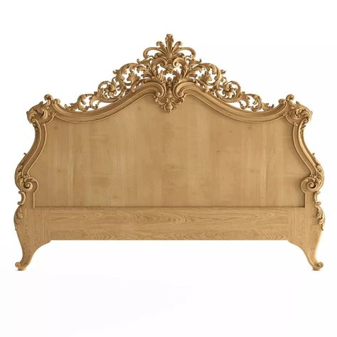 Ornamental hardwood Baroque style carved headboard#additional-separator##additional-separator#This carved solid wood headboard is presented in the luxurious Baroque style. It is decorated with a pierced floral ornament with elegant acanthus scrolls. Such model will perfectly complement your bed, bringing a touch of uniqueness and chic to any interior. Every detail is refined manually by our skilled craftsmen in accordance with the highest quality standards. The product is made of oak or beech of Wood Carved Headboard, Bed Ornament, Mermaid Cottage, Hardwood Headboard, Baroque Bed, Floral Headboard, Brass Headboard, Solid Wood Headboard, Headboard Alternative