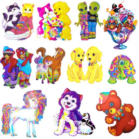 Lisa Frank Collage by pinkrose25.deviantart.com on @DeviantArt Roadkill Animals, Lisa Frank Stickers, Silly Bands, 90s Childhood, Lisa Frank, Kid Core, 90s Kids, Outdoor Art, The Animals