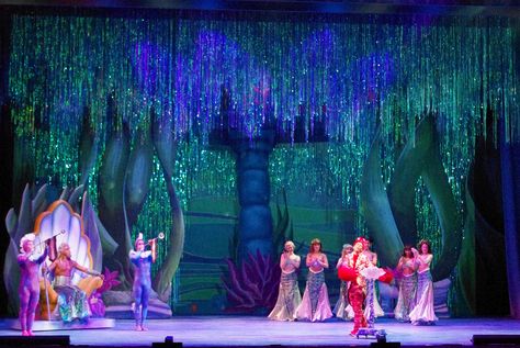 set ideas The Little Mermaid Musical, Odyssey Of The Mind, Decor Marin, Mermaid Song, Mermaid Summer, Mermaid Costumes, Little Mermaid Costume, Kids Theater, Set Design Theatre