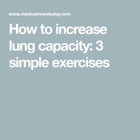 Lung Exercises, Pulmonary Rehabilitation, Breathing Exercises For Sleep, Increase Lung Capacity, Asthma Relief, Lung Health, Belly Breathing, Healthy Lungs, Chronic Obstructive Pulmonary Disease