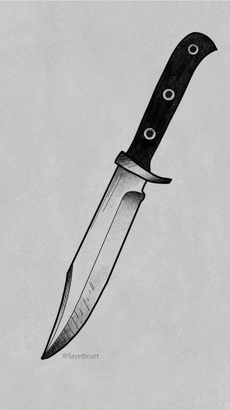 knife tattoo design Knife Design Tattoo, Aesthetic Knife Tattoo, Knife In Back Drawing, Nifes Wallpaper, Knife Art Drawing, Drawing Of Knife, Cute Knife Drawing, How To Draw Knife, Drawing Of A Knife