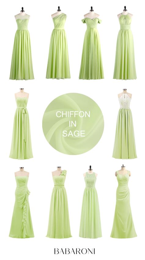 Hijau Sage, Sage Green Bridesmaid Dresses, Marriage Preparation, Sage Green Bridesmaid, Bridesmaids Outfits, Country Wedding Gowns, Bridal Maxi, Mint Bridesmaid Dresses, Damas Dresses