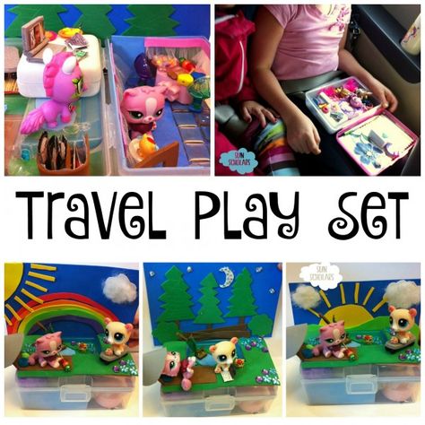 Kids Craft: Travel Play Set (Guest Post) Draculaura Design, Diy Travel Toys, Plane Activities, Playset Diy, Road Trip Entertainment, Kid Travel Kit, Family Car Trip, Trip Checklist, Road Trip Checklist