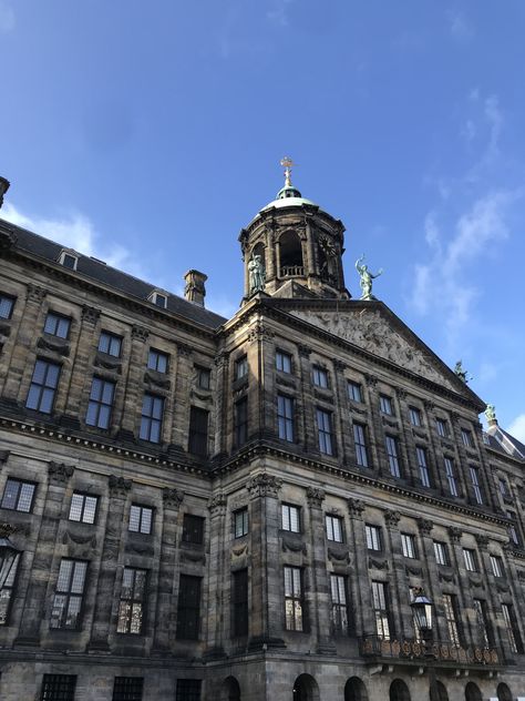 Paleis op de Dam, Amsterdam @orpadezwaan Waterloo 1815, Dam Square, Passport Stamps, The Royal Palace, Royal Palace, Town Hall, My City, See The World, The Netherlands