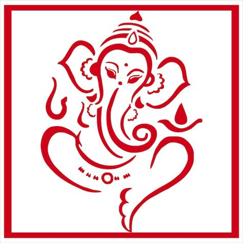 Hindu god lord ganesha vector art | Premium Vector #Freepik #vector #indian-god #hindu-god #ganesha #lord-ganesha Ganesha Vector, God Hindu, Indian God, Hindu God, Psd Icon, Red Colour, Lord Ganesha, Vector Pattern, Vector Photo