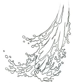 Water Splash Drawing, Water Splash Animation, Splash Drawing, Splash Animation, How To Draw Water, Draw Water, Effects Animation, Elemental Magic, Water Drawing