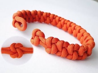 How to Make a "True Lovers Knot" Paracord Bracelet/Knot and Loop Closure - YouTube Cobra Knot, Bracelet Knot, Lovers Knot, Paracord Bracelet Patterns, Paracord Bracelet Tutorial, Paracord Braids, Paracord Bracelet Diy, Paracord Diy, Paracord Tutorial