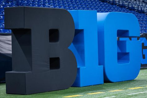 Sources: Big Ten has begun preliminary talks to potentially add Oregon, Washington, Cal and Stanford Lucas Oil Stadium, Oregon Washington, Olympic Sports, American Universities, Big Ten, Football Program, Championship Game, Oregon State, Arizona State