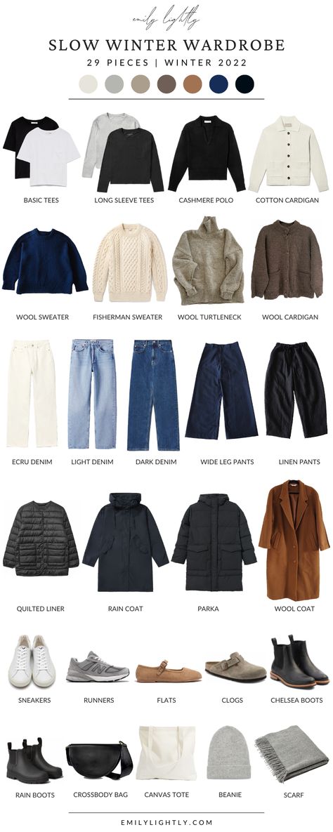 Slow Fashion Capsule Wardrobe, Normcore Capsule Wardrobe, Scandinavian Capsule Wardrobe 2023, Winter Capsule 2023, Fall Capsule Wardrobe 2023, Emily Lightly, Capsule Wardrobe 2023, Layered Knitwear, Fashion Capsule Wardrobe