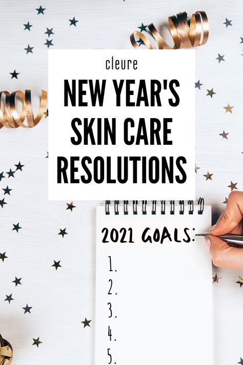 new years skin care resolutions 2021 goals list Skincare Resolutions, New Year Skincare, Skin Care Goals, Spa Promo, Resolutions Ideas, Skincare Content, Holiday Skin, Goals For Yourself, New Year Post