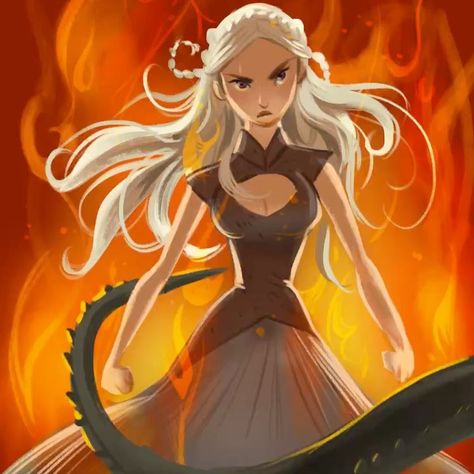 Victoria Ying on Instagram: “GOT is back ya'll!! #gameofthrones #daenerystargaryen” Victoria Ying, Academic Art, Game Of Thrones Art, Mother Of Dragons, Visual Development, Winter Is Coming, Art Block, Design Art, Concept Art