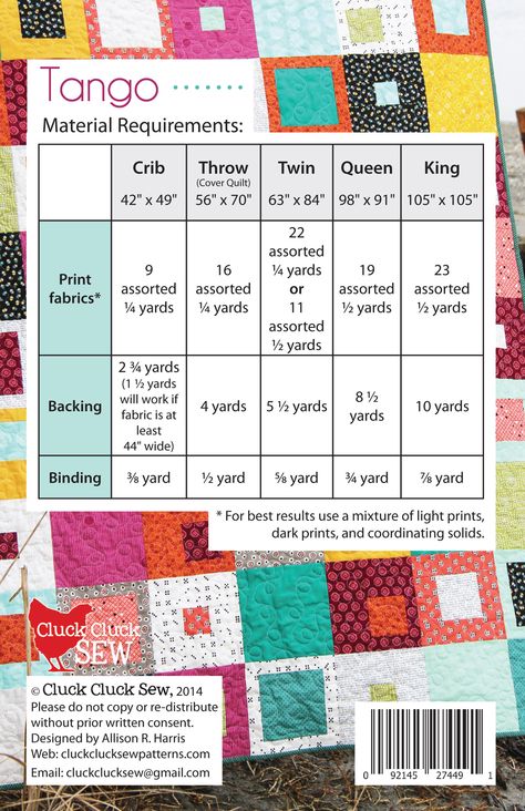 Tango Back Pumpkin Quilt Pattern, Cluck Cluck Sew, Picnic Quilt, Quick Quilt, String Quilts, Plaid Quilt, Pdf Quilt Pattern, Modern Quilt Patterns, Pattern Brands