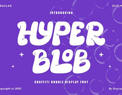 Bubble Graffiti Font, Display Font Free, Display Font Typography, Bubble Font Free, Bubbly Typography, Bubble Typography, Bubble Fonts Alphabet Graffiti, Free Display Fonts, Bubble Graffiti