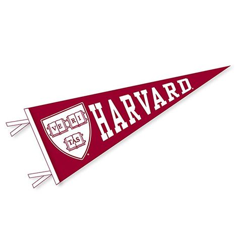 Harvard Banner, Harvard Flag, Vintage University Aesthetic, Harvard Pennant, Harvard Sticker, Harvard Poster, Harvard University Logo, College Banners, Harvard Logo