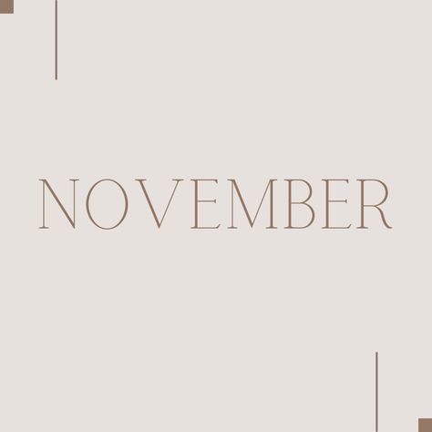 Month Widget, November Widget, Months Aesthetic, Month Aesthetic, Aesthetic November, Ipad Customization, Ipad Widgets, Brown Instagram, Calendar Widget