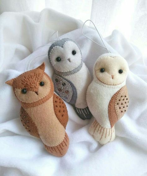 Owl Felt, Owl Bags, Felt Owls, Owl Nursery, Baby Room Themes, Baby Animal Nursery, Felt Owl, Felt Ornament, Owl Ornament