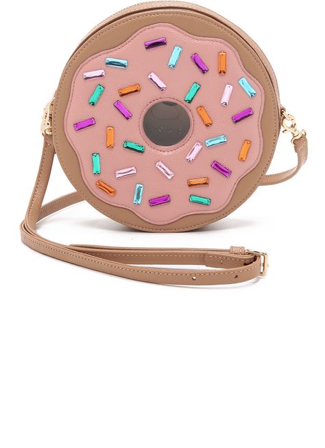 Quirky Bags, Nerdy Chic, Donut Bag, Kawaii Purse, Funny Bags, Bags Pink, White Shoulder Bag, Crossbody Handbags, Unique Purses