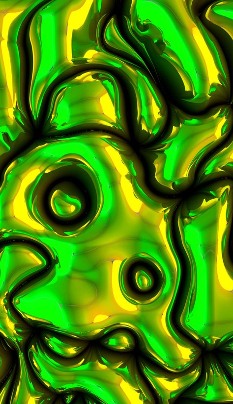 Green Live Wallpaper, Jelly Wallpaper, Cover Art Design, Neon Wallpaper, Phone Wallpaper Patterns, Phone Wallpaper Design, Expressive Art, Yellow Wallpaper, Wallpaper Free