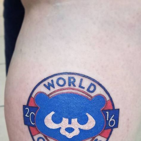 Joshua Clay on Instagram: "Did a cubs tattoo tonight, surprisingly the first one I've done. #cubstattoo #chicagocubs #tattoos #tattoo #chicagotattoo #chicagotattooartist #royalflesh #royalfleshtattooshop #tattooartist" Chicago Cubs Tattoo, Flesh Tattoo, Cubs Tattoo, Chicago Tattoo, Chicago Cubs, Tattoo Artists, The First, Chicago, Tattoos