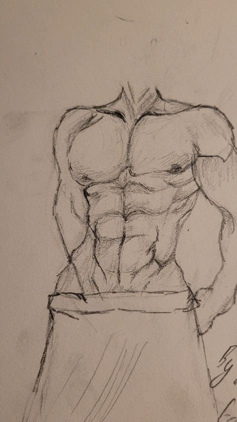 How To Draw Man Torso, Male Stretching Pose Reference Drawing, Sketches Body Tutorial, How To Draw A Mans Torso, Sketches Of Men Bodies, How To Draw Men Torso, Men Drawing Anatomy, Drawing Men Anatomy, Body Drawing Male Sketch