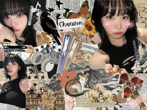 Chaewon Laptop Wallpaper, Lesserafim Ipad Wallpaper, Le Sserafim Ipad Wallpaper, Chaewon Desktop Wallpaper, Chaewon Wallpaper Pc, Ipad Pro Wallpaper 12.9 Aesthetic, Kpop Ipad Wallpaper, Scrapbook Wallpaper, Chaewon Wallpaper