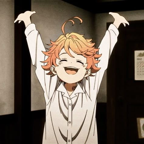 Emma Promised Neverland Icon, Emma Tpn Pfp, The Promised Neverland Pfp, Emma Promised Neverland, Ginger Cosplay, Emma Tpn Manga, Tpn Characters, Emma From The Promised Neverland, Emma Neverland