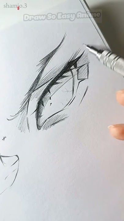 How To Draw Two Eyes, How To Draw Eye Anime, How To Draw Eyes At Different Angles, How To Draw Semi Realistic Eyes Male, How To Make Anime Eyes, Anime Eye Art Styles, How To Draw Faces Anime, Drawing Anime Tips, Anime Face Features