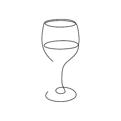 Wine Glass Line Drawing, Wine Inspired Tattoo, Wein Glas Tattoo, Wine Glasses Tattoo, Prosecco Tattoo, Wine Tattoo Ideas, Wine Glass Line Art, Wine Glass Tattoo, Pair Tattoos