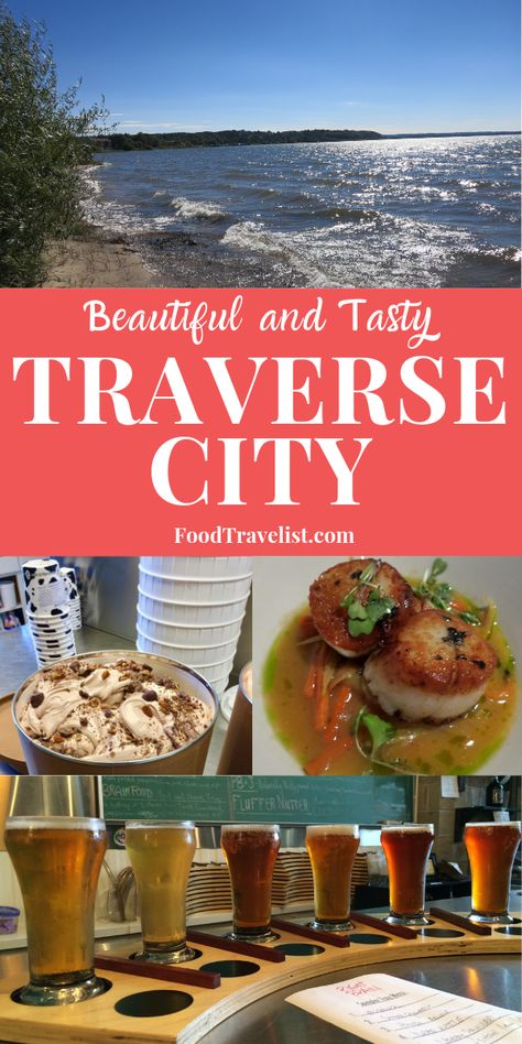 Traverse City Michigan Restaurants, Traverse City Restaurants, Michigan Restaurants, Vacation Board, Michigan Food, Michigan Vacations, Traverse City Michigan, State Foods, Traverse City Mi