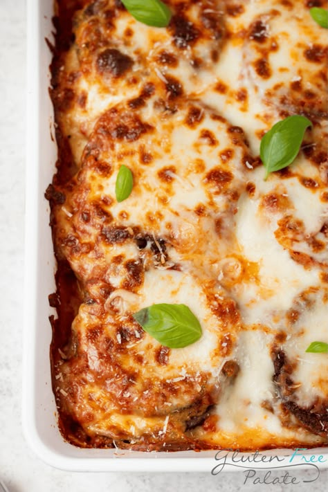 Gluten Free Egg Plant Parmesan, Gf Eggplant Parmesan, Chicken Parm Gluten Free, Eggplant Parmesan Baked Gluten Free, Gluten Free Eggplant Parm, Eggplant Recipes Gluten Free, Gluten Free Eggplant Recipes, Eggplant Parm Recipes, Italian Restaurant Recipes