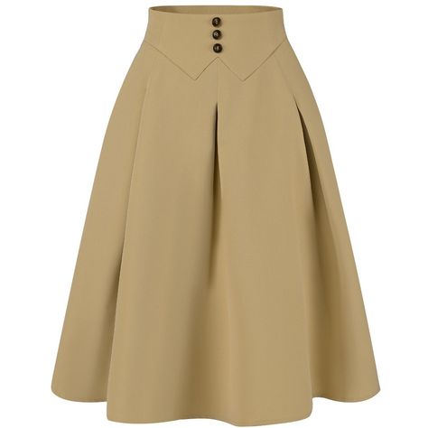 In the classic and basic design, a solid casual work skirt is versatile with any top and shoes. Flowy and breathable material, easily shows your body curve and elongates your legs. The pleated design and midi length give you a lovely and playful look. Suit for summer/autumn/spring and many occasions, such as Work, Office, Casual, Coffee Shop, Daily, Date, Business, Formal, Weekend, etc. Pencil Skirt Outfits Classy, Suit For Summer, Classy Skirts, Work Skirt, Midi Skirt With Pockets, Long Skirt Fashion, Business Skirt, Button Decor, Ankara Gown Styles