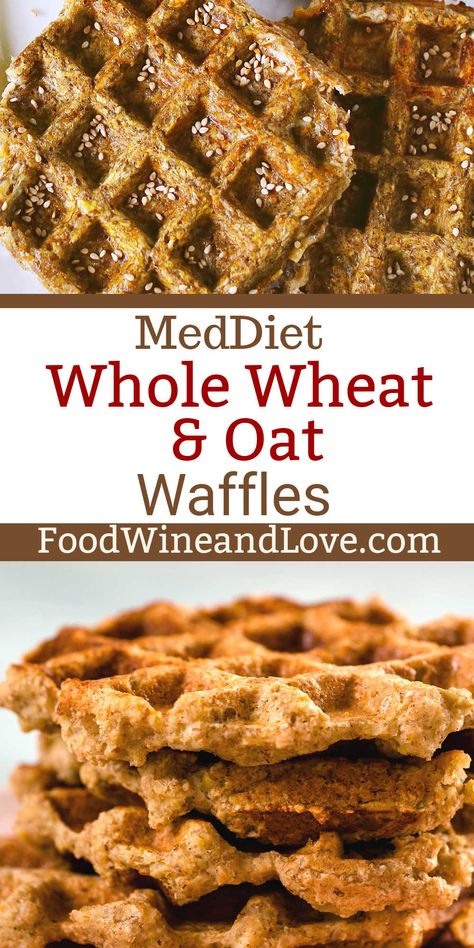 Mediterranean Diet friendly healthy breakfast recipe Oat Waffles, Diet Bread, Cook Breakfast, Mediterranean Breakfast, Keto Breakfasts, Healthy Breakfast Recipe, Fantastic Recipes, Baking Powder Uses, Best Breakfast Recipes