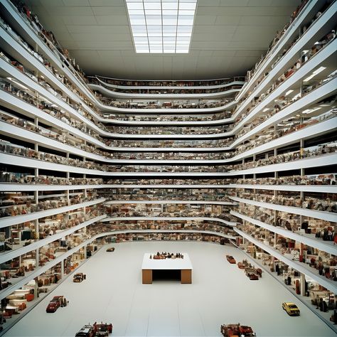 Photography in the style of Andreas Gursky is characterized by its grand scale, meticulous attention to detail, and incredible depictions of modern li... -  #Gursky #Inspired #photography Andreas Gursky Photography, Andreas Gursky, Attention To Detail, Stunning Photography, Hyperrealism, Unique Image, Modern Life, Create Image, Urban Landscape