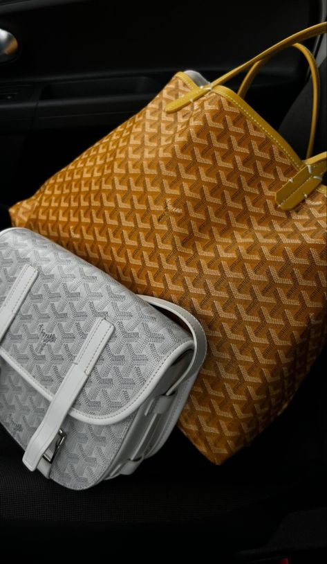 Goyard Tote Bag, Goyard Tote, Goyard Bag, Bag Obsession, Yellow Grey, Iconic Bags, Christmas Wishlist, Stockholm, Copenhagen