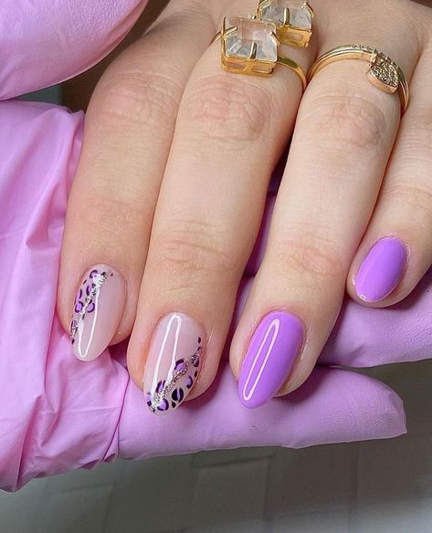 Lavender Nail Art Designs, Lavender Summer Nails, Purple Nails Gel, Lavender Nail Art, Lavender Nail Designs, Nails Lilac, Lilac Nails, Manicure Nail Designs, Hello Nails