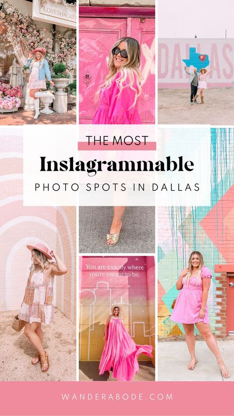 20 of the most insta worthy photo spots in Dallas, TX Places In Dallas Texas, Places In Dallas, Day Trip Outfit, Dallas Outfit, Bar Outfits, Texas Fashion, Texas Vacations, Picture Places, Around The World In 80 Days