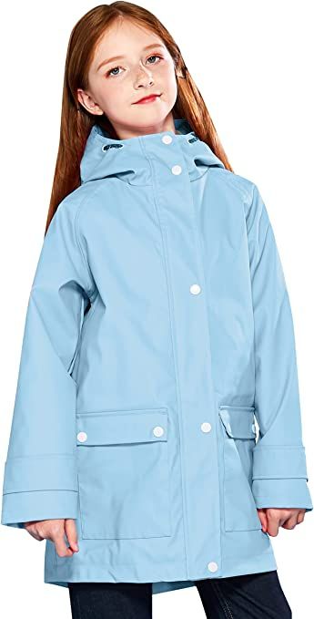 Cute Raincoats, Girls Raincoat, Rubber Raincoats, Outdoor Coats, Kids Rain, Puffy Coat, Navy And Khaki, Boys Fleece, Rain Wear