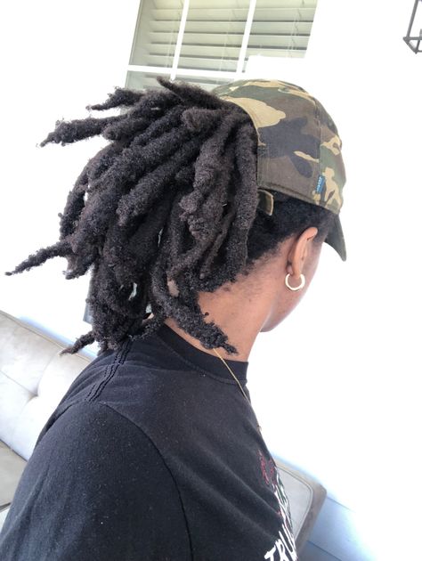 The ponytail doing its thing Medium Sized Locs, Dreads Ponytail, White Locs, Wicks Dreads, Dread Ponytail, Locs Ponytail, Locs Hairstyles, Loc Styles, White Hair