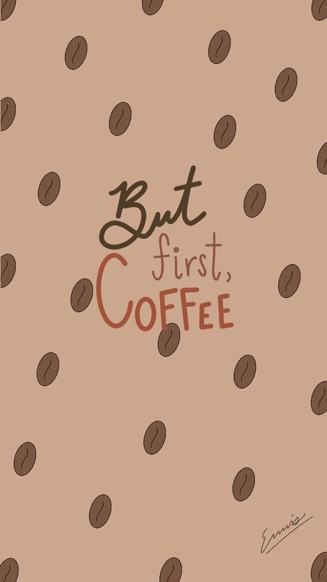 Coffee Aesthetic Wallpaper, Coffee Wallpaper Iphone, Ok But First Coffee, Tea Wallpaper, Coffee Wallpaper, Coffee Aesthetic, First Coffee, Boba Tea, But First Coffee