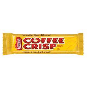 Coffee Crisp Bar, Canadian Chocolate Bars, Canadian Snacks, Canadian Candy, Coffee Crisp, Nestle Coffee, Nestle Chocolate, Candy And Chocolate, Candy Images