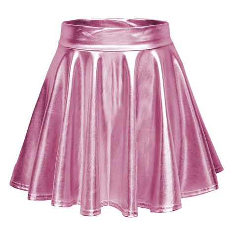 Bar Dance, Skirt Tutu, Metallic Pleated Skirt, Campus Style, Pu Leather Skirt, Mini Skater Skirt, Party Rock, Rave Outfit, Honky Tonk