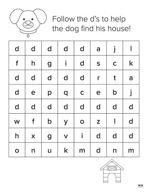 Choose from 50 FREE letter "d" worksheets perfect for your young learner. Worksheets include tracing, coloring, upper and lowercase, and more! Letter D Writing Practice, Letter D Preschool Worksheets, Letter D Worksheets Kindergarten, Letter D Worksheets Preschool, Kids School Papers, Abc Activity, Letter D Worksheet, Report Card Comments, Cut And Paste Worksheets