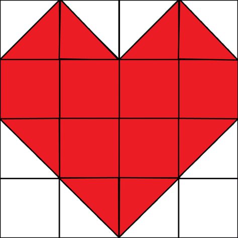 Quilt Block of the Month: Heart Quilt Block - Simple Simon and Company Heart Quilt Blocks Free Pattern, Quilted Heart Pattern, Heart Quilt Block, Quilt Block Of The Month, Quilt Easy, Fun Quilts, Quilted Items, Heart Quilts, Heart Quilt Pattern