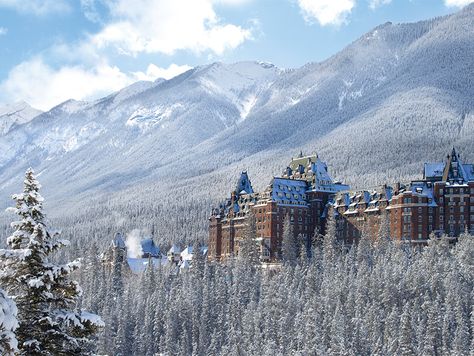 Mountain Castle, Banff Springs Hotel, National Park Lodges, Fairmont Banff Springs, Fairmont Banff, Abandoned Asylums, Banff Canada, Ski Town, Grand Budapest